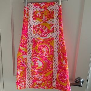 Lilly Pulitzer Strapless Mini Dress